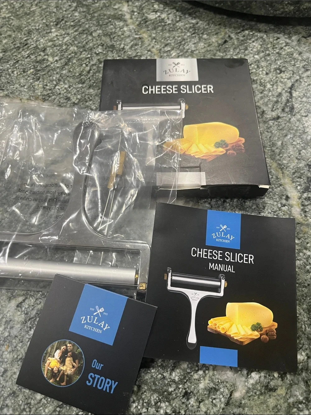 Stainless Steel Cheese Slicer - Silver
